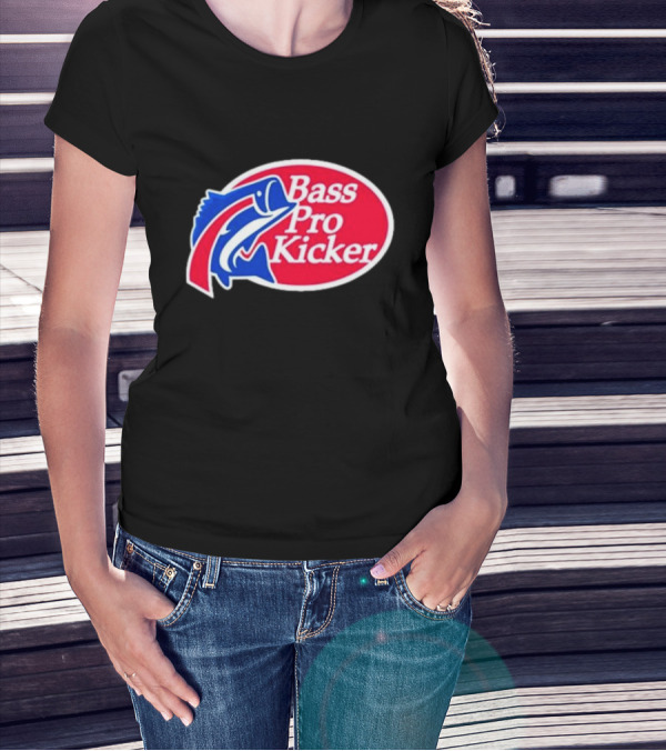 Carl Cordes Bass Pro Kicker Logo Fish T-Shirt