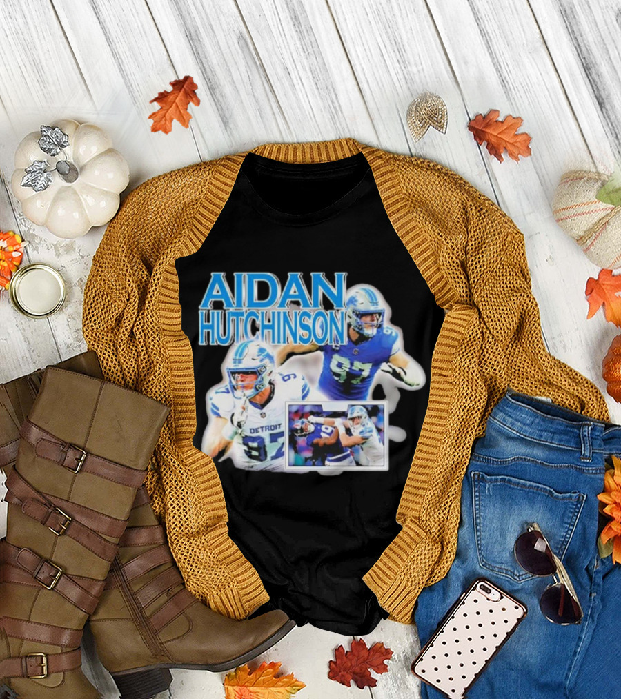 Aidan Hutchinson Detroit Football Highlights T-Shirt