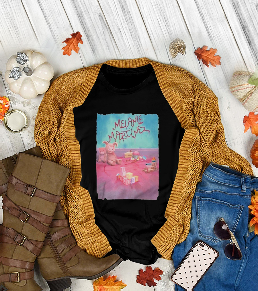 Melanie Martinez Vintage Toys Bunny Pastel Blocks T-Shirt