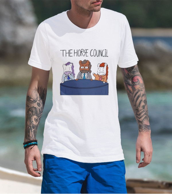 The Horse Council Meeting With Jimothy And Friends T-Shirt