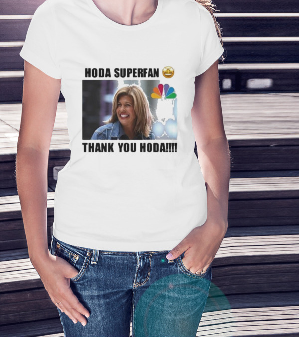 Hoda Superfan Thank You Hoda NBC Smiley Face T-Shirt