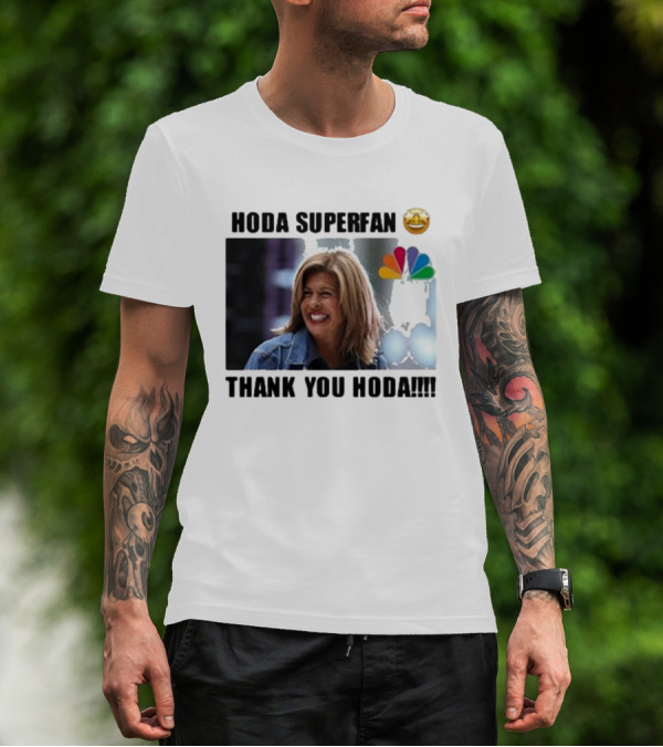 Hoda Superfan Thank You Hoda NBC Smiley Face T-Shirt