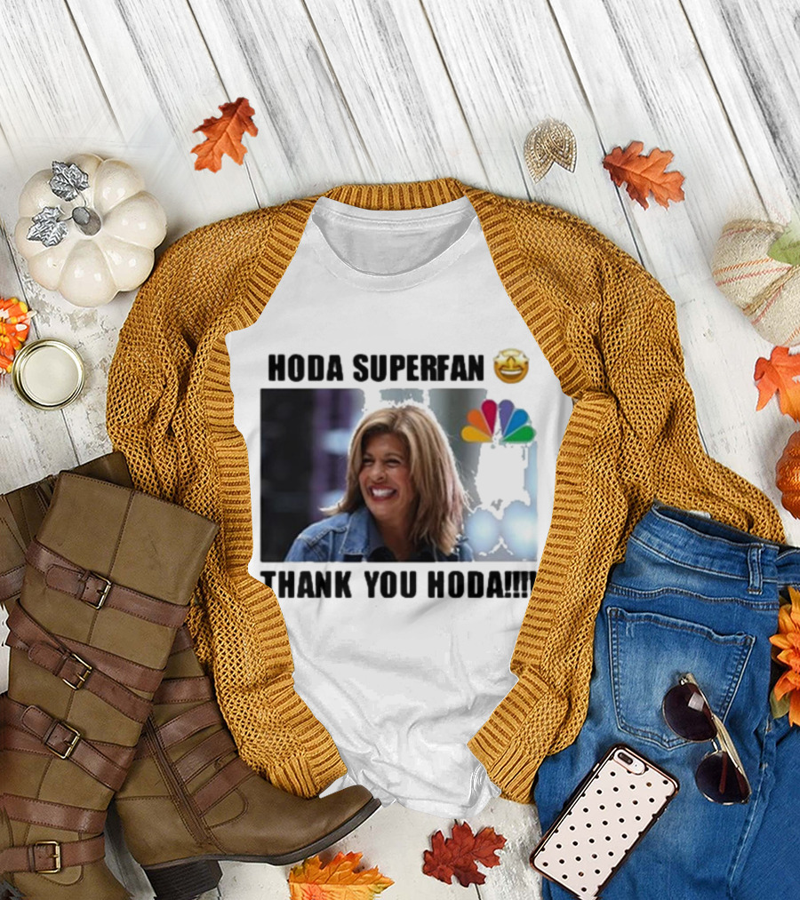Hoda Superfan Thank You Hoda NBC Smiley Face T-Shirt