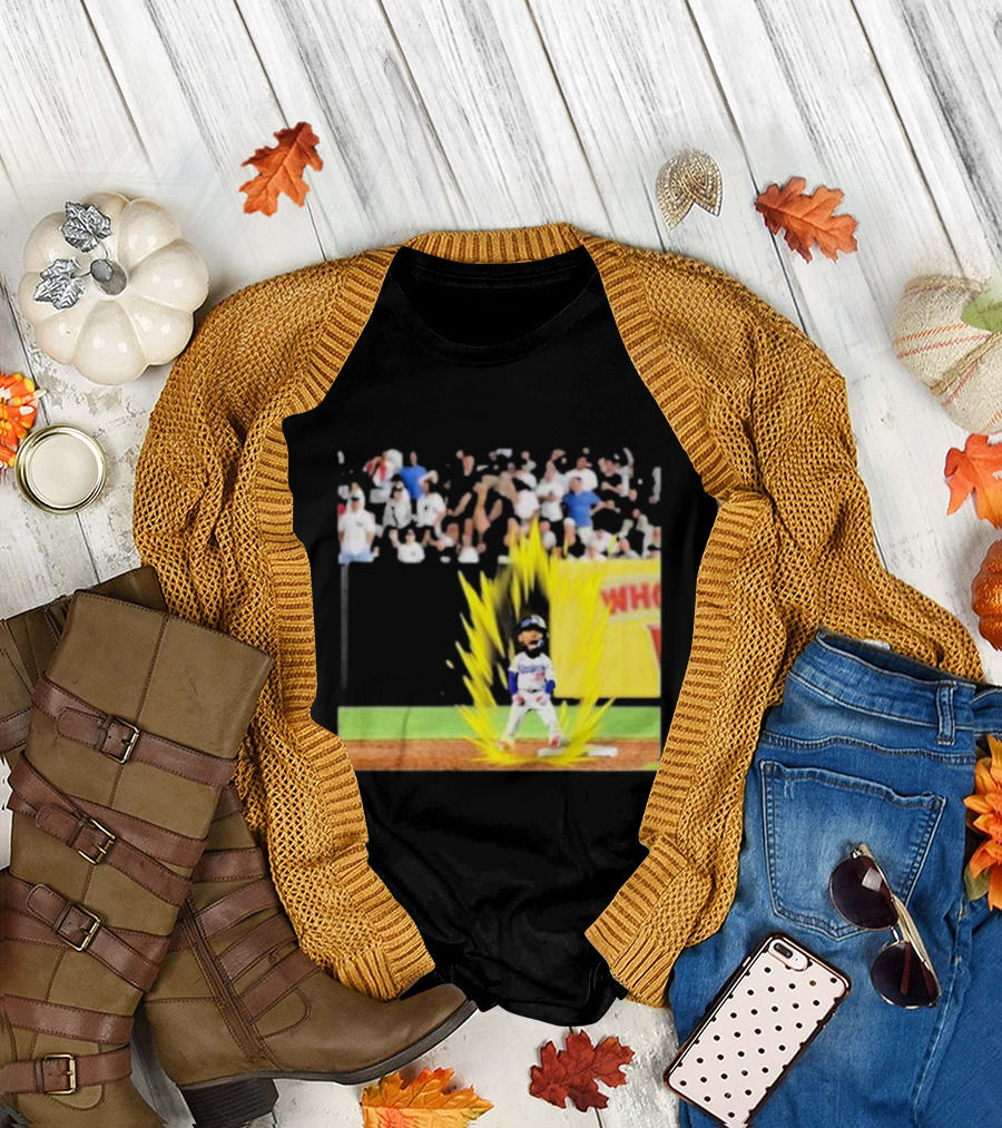 Doyers Dave Teoscar Walks It Off Super Saiyan Baseball Moment T-Shirt