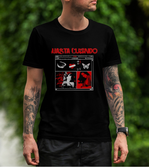 Gala Montes Hasta Cuándo 23 Butterfly Heart Lips T-Shirt