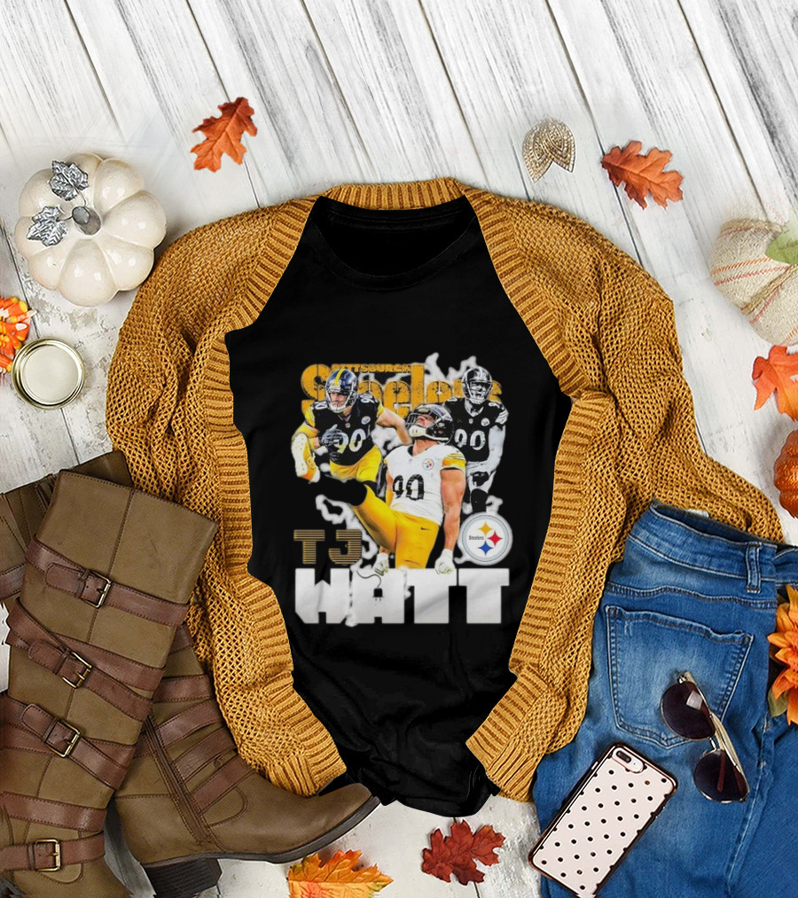 T.J. Watt Pittsburgh Steelers Iconic Player Steelers T-Shirt