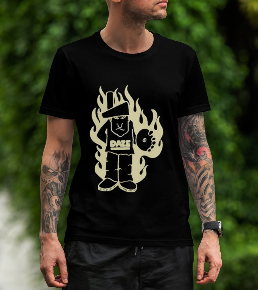 Daze Flame Vinyl Haywire For Better Or For Worse T-Shirt
