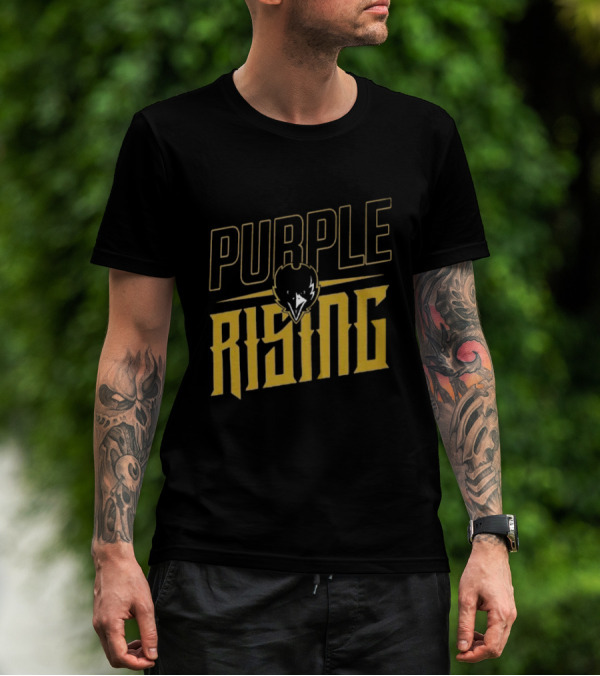 Purple Rising Baltimore Football Ravens Fans T-Shirt