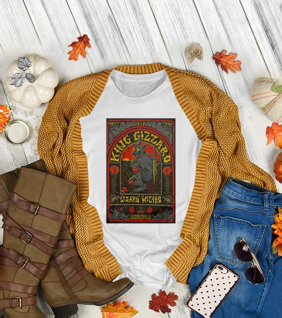 King Gizzard and the Lizard Wizard Phoenix AZ 11-09-2024 Arizona Financial Theatre Tour T-Shirt