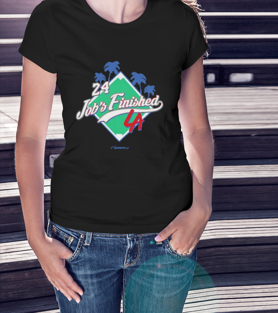 24 Job's Finished LA Palms Green Diamond T-Shirt