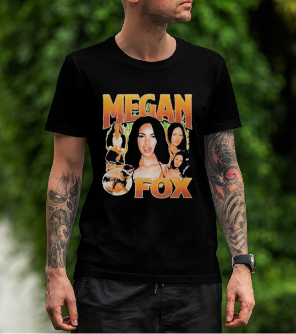 Megan Fox 90s Retro Collage T-Shirt