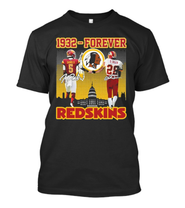 1932 Forever Redskins Darrell Green Jayden Daniels Football Legacy T-Shirt