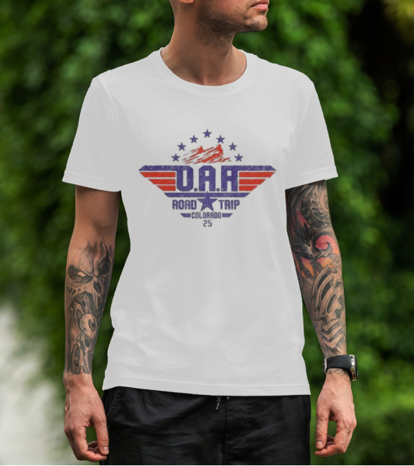 O.A.R. Road Trip Colorado 2025 Stars And Stripes Mountain Adventure T-Shirt