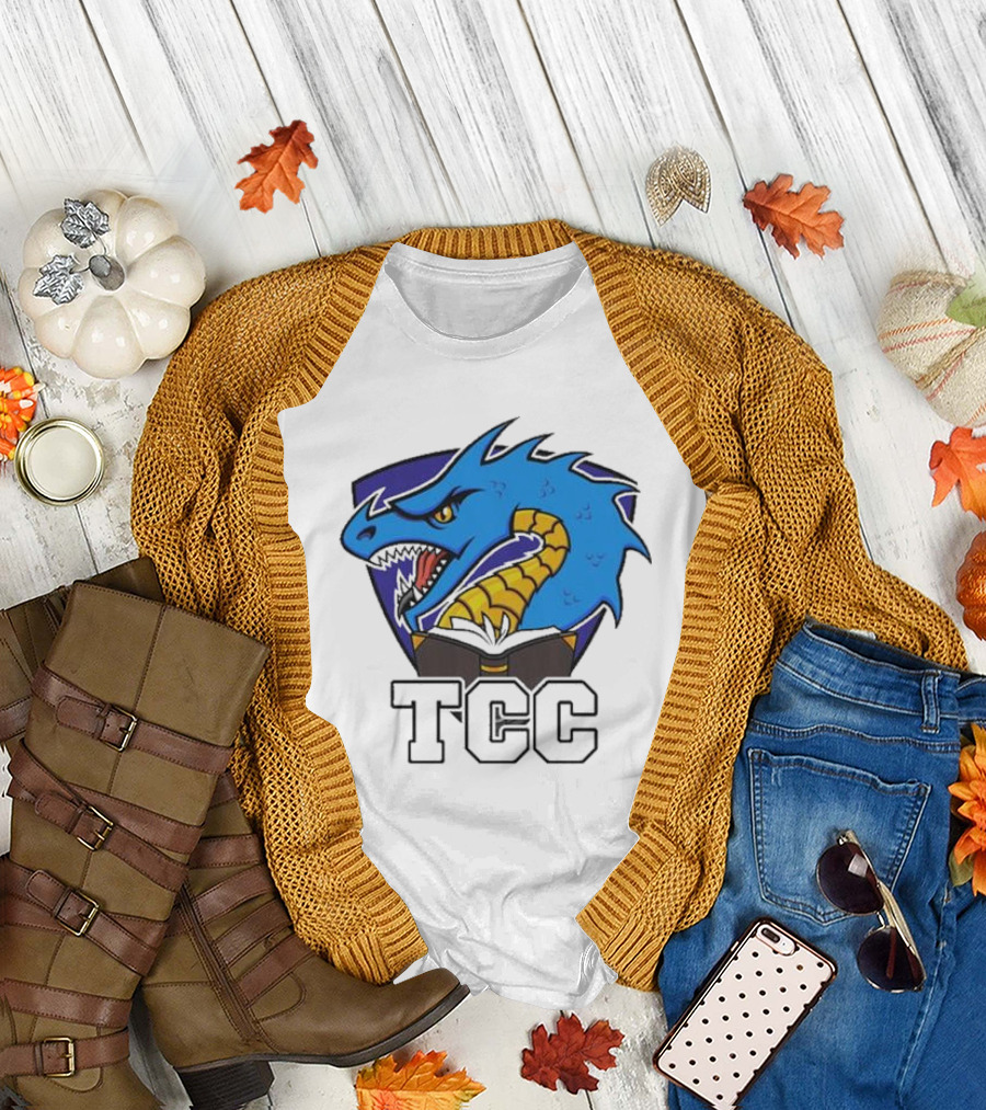 Tolarian Community College Sportsball Dragon Emblem TCC T-Shirt
