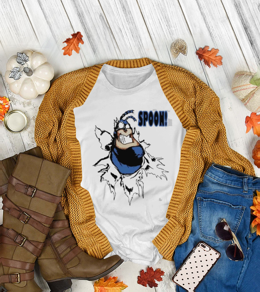 The Tick Cartoon Hero SPOON T-Shirt