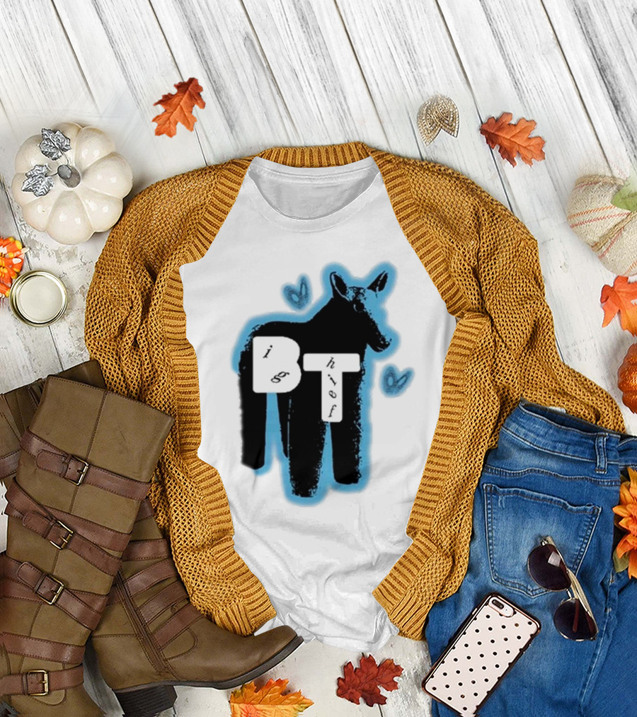 Big Thief BT Creature with Hearts T-Shirt