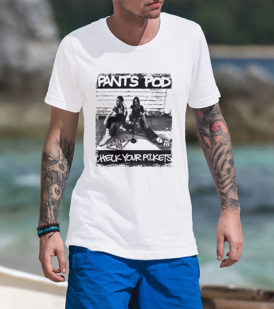 Pants Pod Check Your Pockets Music Scene Duo T-Shirt