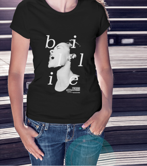 Billie Holiday Cafe Society Prestige Analog In Stereo T-Shirt