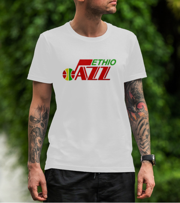 Ethio Jazz Awesome Tapes From Africa Musical Note T-Shirt
