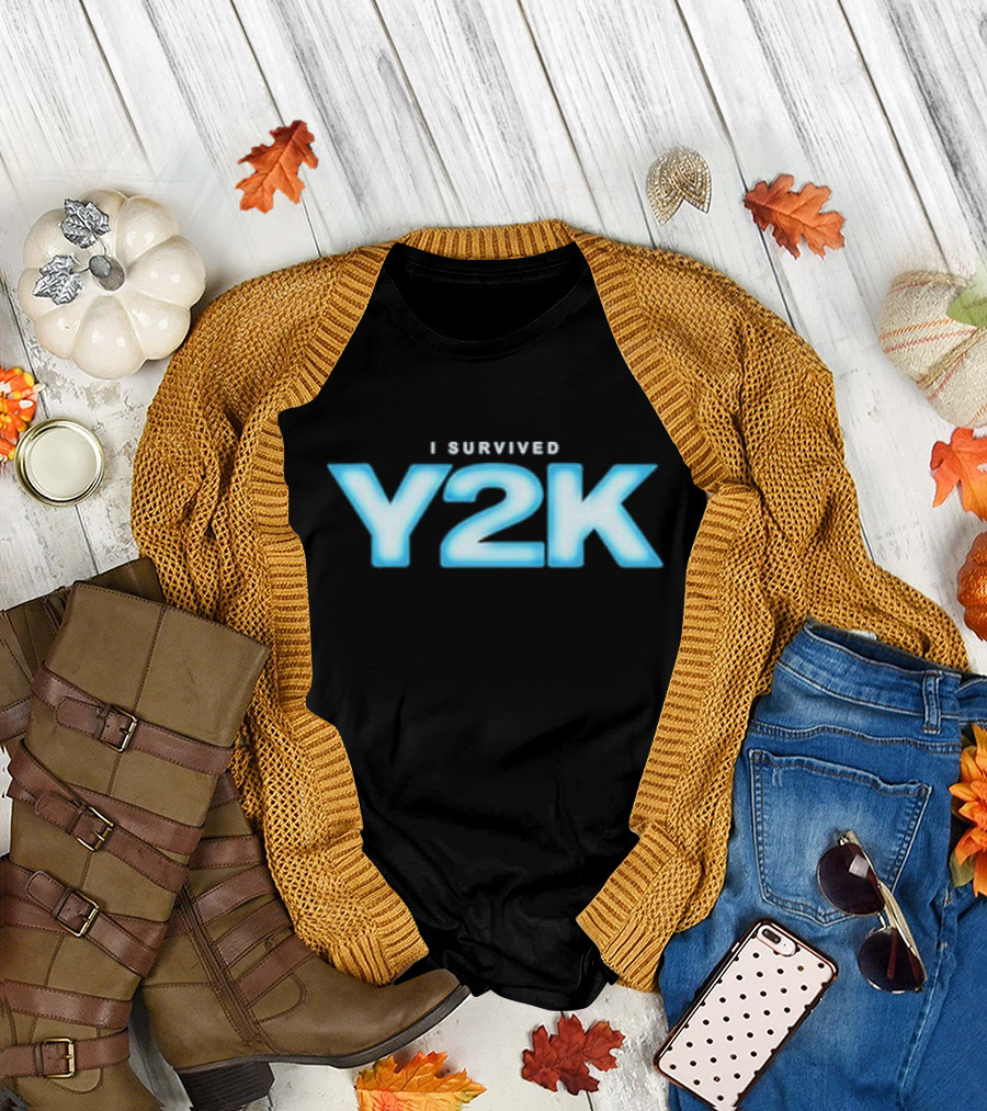 A24 I Survived Y2K 2000s Nostalgia T-Shirt