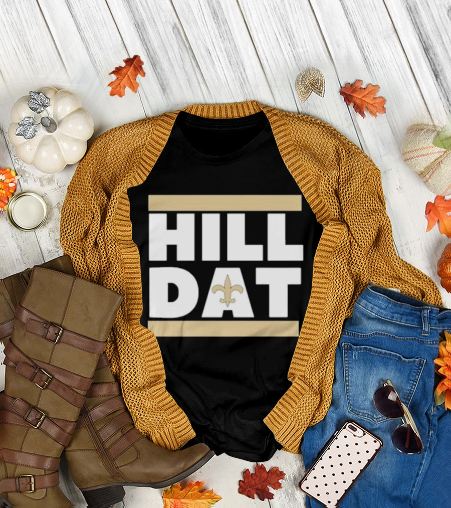 New Orleans Saints Hill Dat Mafia Swag Fleur-de-Lis T-Shirt