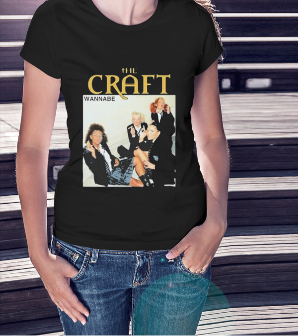 THE CRAFT WANNABE Spice Girls Parody School Girls Smoking Scene T-Shirt