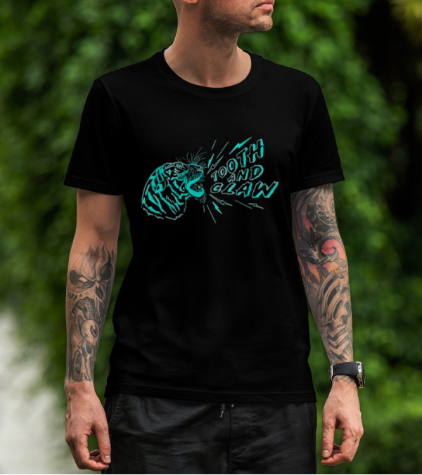 TOOTH AND CLAW TIGER MIDWEIGHT ROAR T-Shirt