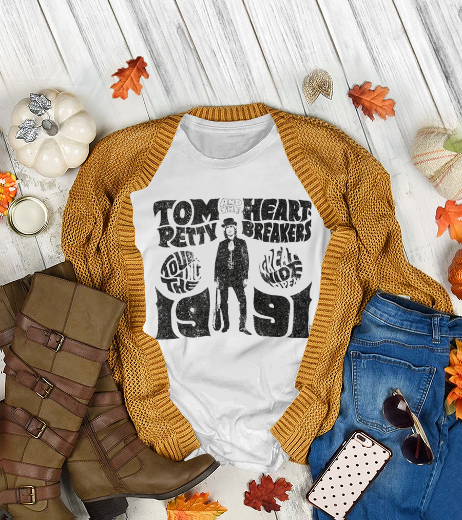 Tom Petty and the Heartbreakers Great Wide Open Tour 1991 T-Shirt