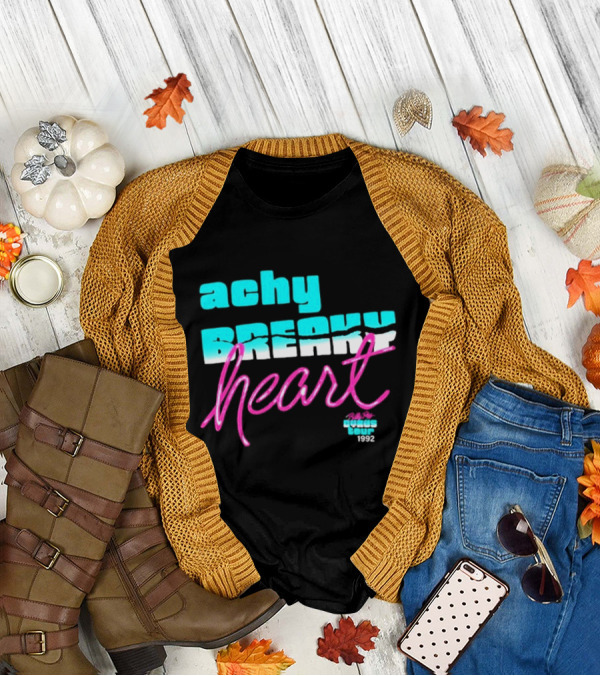 Achy Breaky Heart Billy Ray Cyrus Neon 1992 Tour T-Shirt