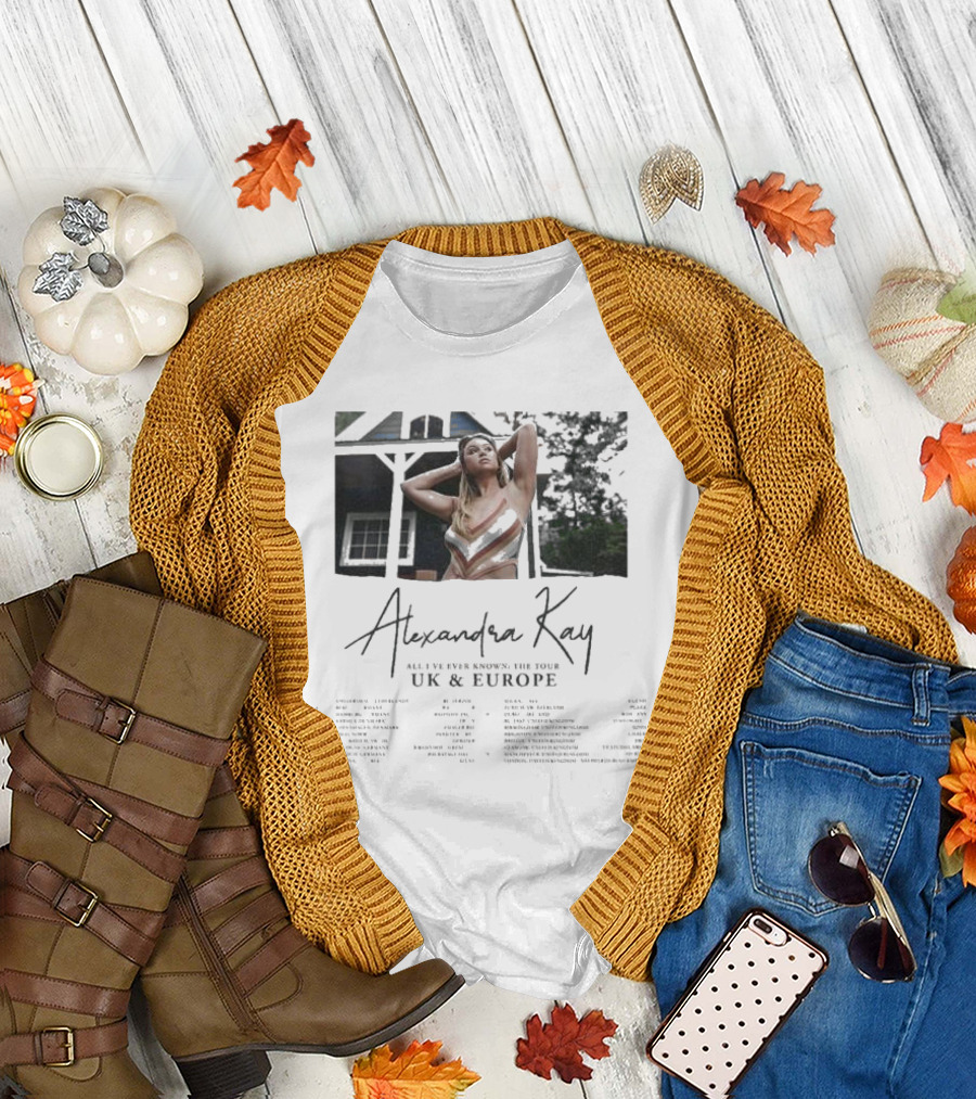 Alexandra Kay All I’ve Ever Known The Tour 2025 UK and Europe Tour Dates T-Shirt