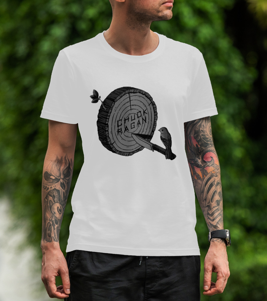 Chuck Ragan Tree Rings Knife Bird T-Shirt