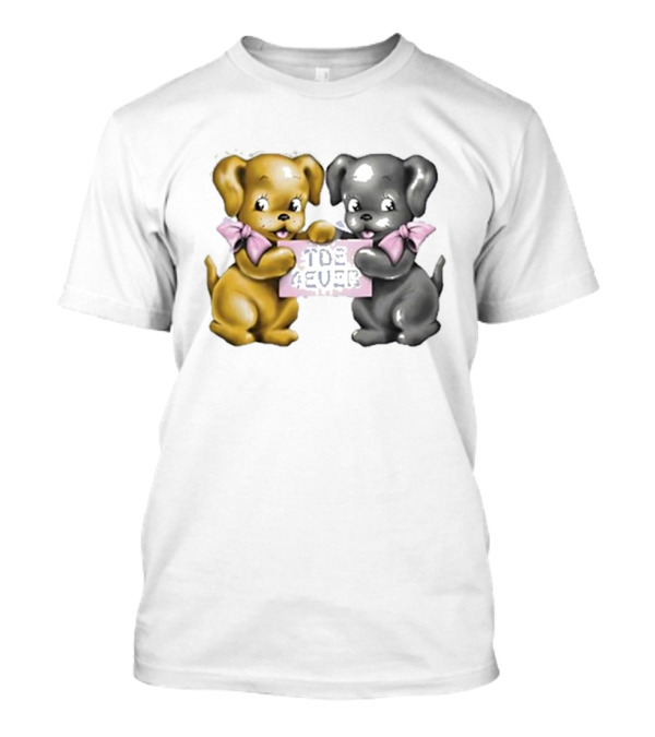 The Driver Era Tde 4ever Dogs With Pink Bows T-Shirt