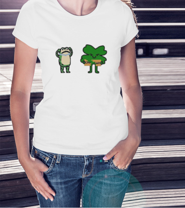 Celtics Take Down The Cavs Cavs Win Frog And Clover NBA Paint T-Shirt