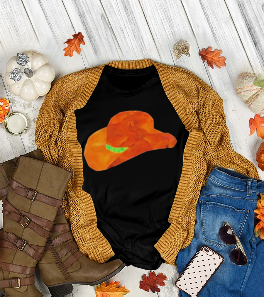 Halsey Yallsey Toddler Orange Cowboy Hat T-Shirt