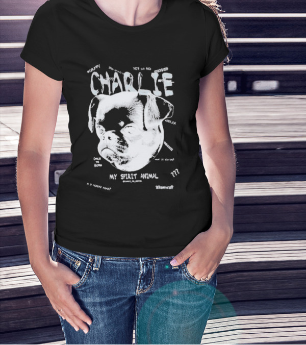 Zlitay Charlie Griffon Yes Or No My Spirit Animal Dogface Eyes T-Shirt