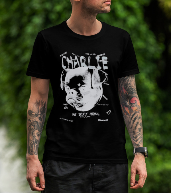 Zlitay Charlie Griffon Yes Or No My Spirit Animal Dogface Eyes T-Shirt