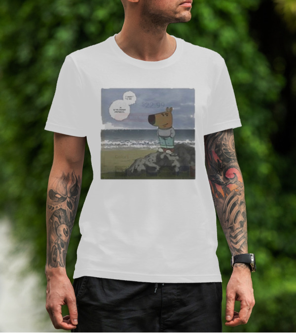 I Wish I Could Be A Dynamic Character Chill Guy Saga T-Shirt