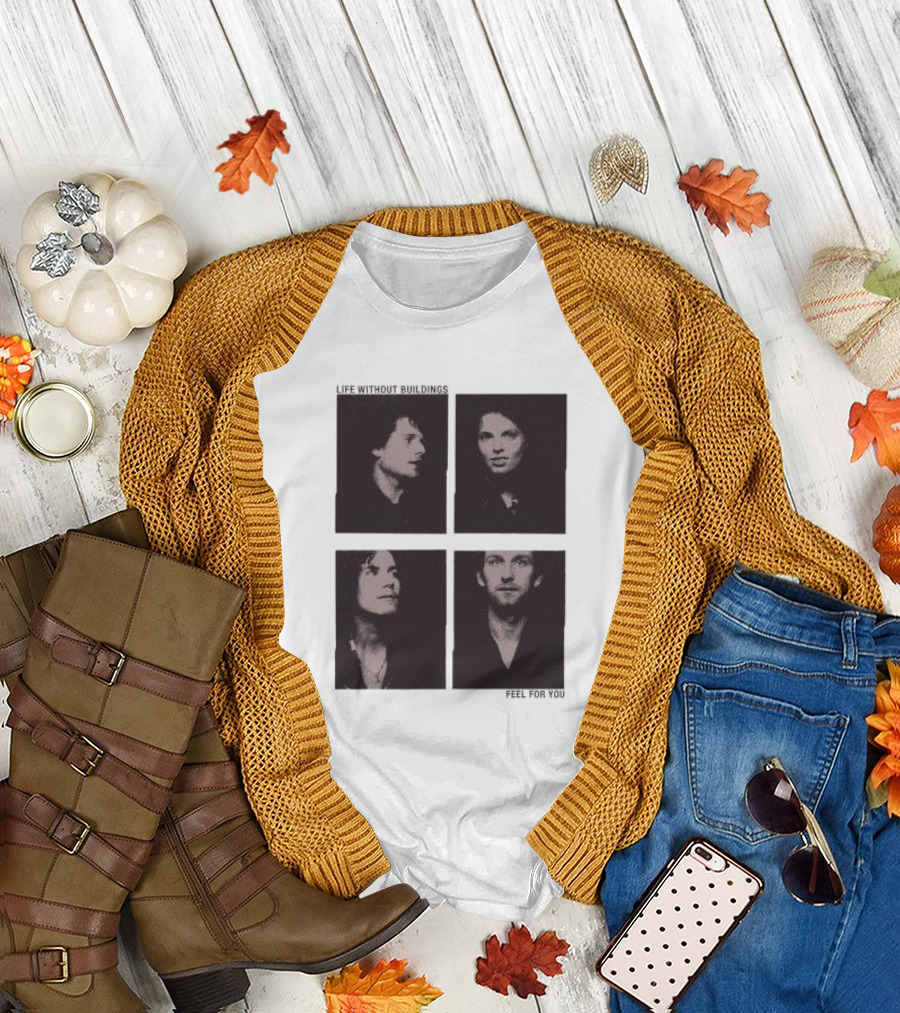 Life Without Buildings Feel For You Album Photography T-Shirt