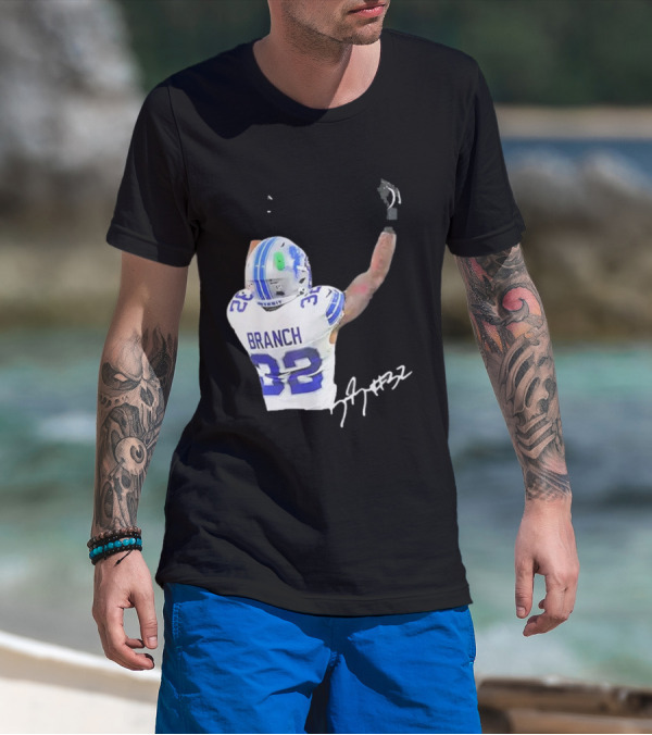 Lions Branch 32 Middle Finger Gesture T-Shirt