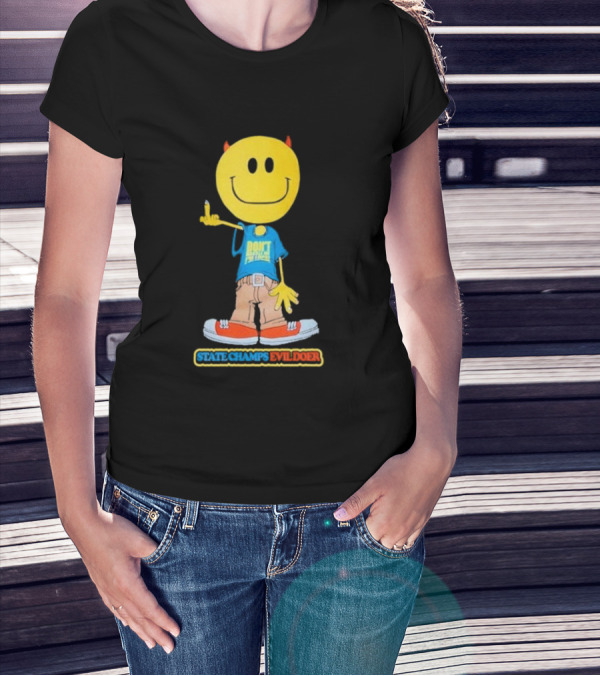 State Champs Evil Doer Don't Panic Emoji Collab T-Shirt