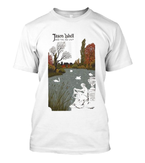 Jason Isbell And The 400 Unit November 25 2024 Eventim Apollo London UK Scenic Artwork With Swans T-Shirt