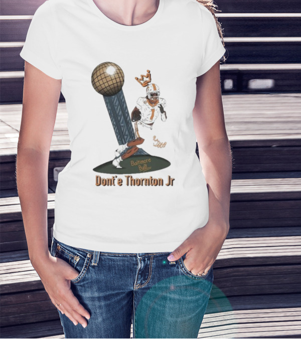 Baltimore Built Dont’e Thornton Jr Iconic Football T-Shirt