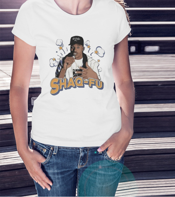 Shaq-Fu Shaquille O'Neal Rap Style Comic Pop T-Shirt