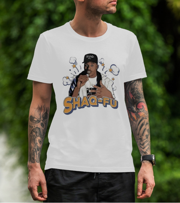 Shaq-Fu Shaquille O'Neal Rap Style Comic Pop T-Shirt
