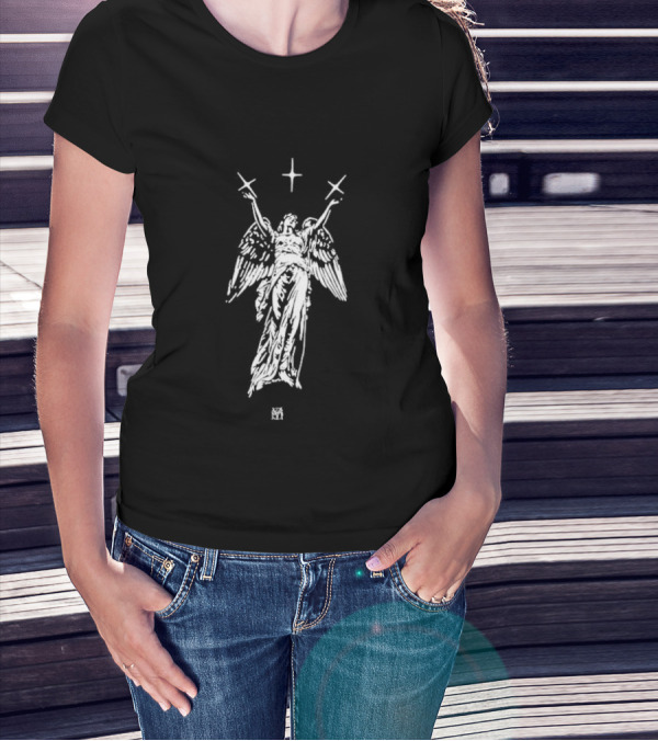 Max Styler Angel Heavenly Cross Guardian T-Shirt