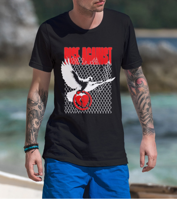 Rise Against Caged Dove Heart Symbol T-Shirt