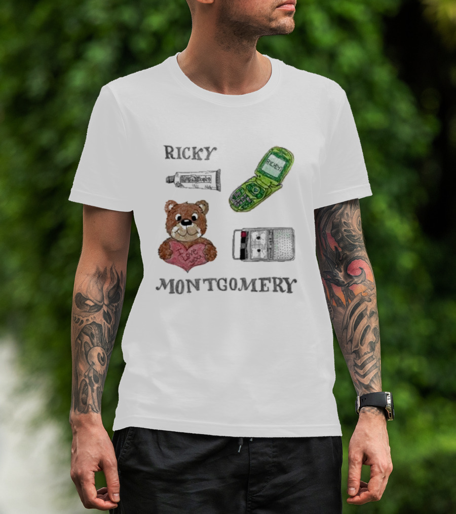 Ricky Montgomery Love Bear Phone And Paint Tube T-Shirt