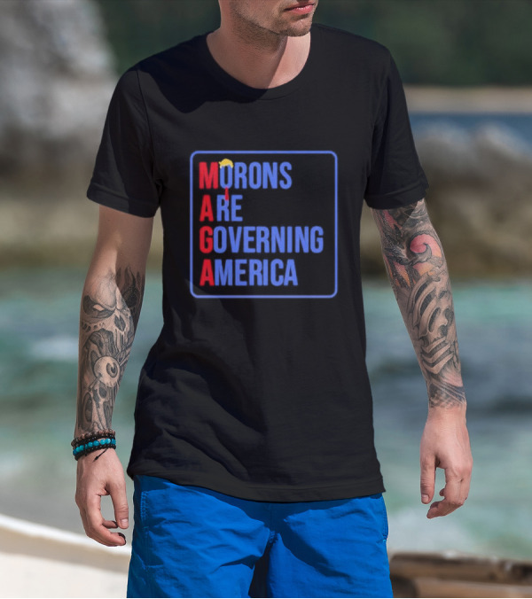 MAGA Morons Are Governing America Umbrella T-Shirt