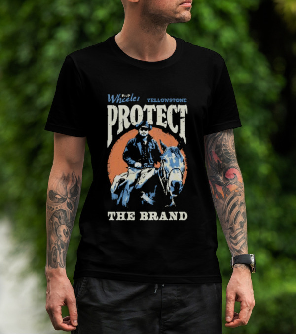 Yellowstone Rip Wheeler Protect The Brand Vintage Cowboy T-Shirt