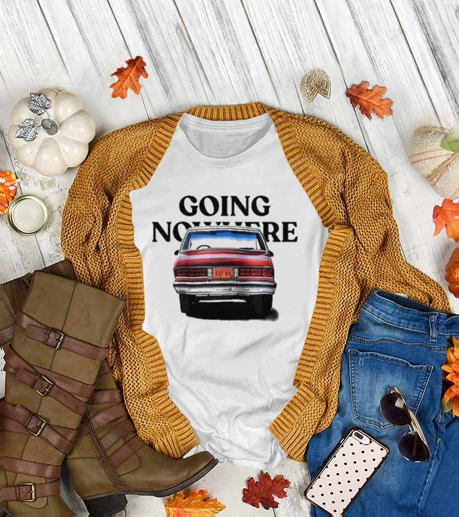 Mgk Going Nowhere Fast Est 19Xx Retro Car T-Shirt